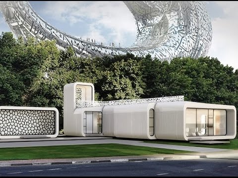 첫 번째 3D 사무실 건물이 두바이에 건설된다.
