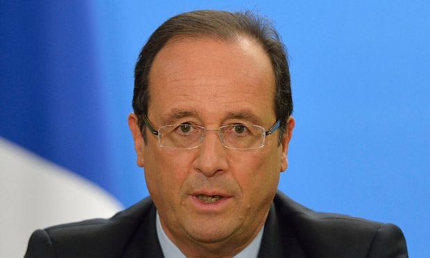 프랑스의 올랑드는 유로존 정부의 창설을 제안하다.
