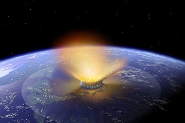 과학자들은 소행성, 유성우와 지구 충돌이 대량멸절을 일으켰다고 주장한다.