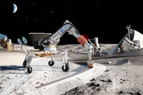 한 과학자는 달에 3D 프린터로 집을 짓기 위해 나사와 협력하고 있다.