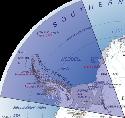 남극 여행자에 대한 테러 경고를 발표한 영국 외교부