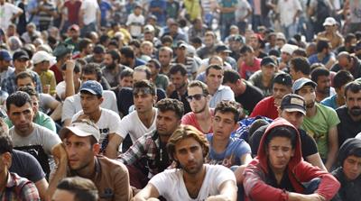 난민 수용에 대해 갈등을 빚고 있는 유럽연합