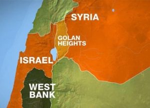 시리아의 골란고원에 대한 이스라엘의 자주권을 인정한 트럼프