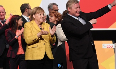 지지율 추락 속에서 4선에 성공한 독일의 메르켈 총리