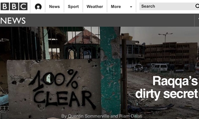 미국이 IS의 시리아 락카 탈출을 도왔다고 주장하는 BBC