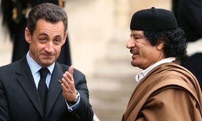리비아로부터 받은 대선 자금 조사를 받고 있는 사르코지 전 프랑스 대통령