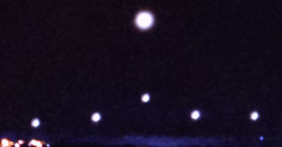 2015년 1월에 미국 메사추세츠에서 촬영된 UFO 현상