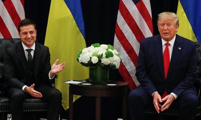 트럼프 대통령의 탄핵 조사에 들어간 미 하원과 논란의 우크라이나 대통령과의 전화 통화