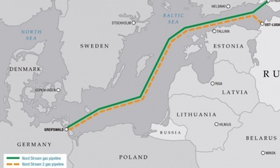 러시아 천연가스 파이프라인 ‘노드 스트림 2’ 제재 법안의 미 상원 통과에 반발한 독일