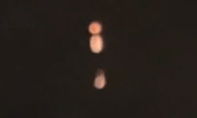 지역 TV 뉴스에 소개된 애리조나주 메사에서 목격된 UFO