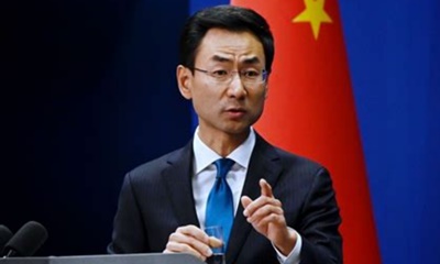 코로나19의 발원지를 놓고 갈등을 빚고 있는 중국과 미국의 외교부