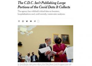 뉴욕타임스, ‘CDC가 수집한 코로나 데이터를 공개하지 않고 있다’