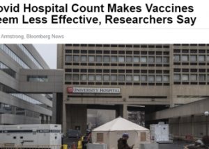 하버드대 연구, ‘병원 확진자를 모두 코로나 입원 환자로 계산하는 방식이 백신을 덜 효과적으로 보이게 한다’
