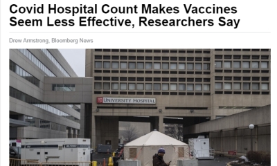 하버드대 연구, ‘병원 확진자를 모두 코로나 입원 환자로 계산하는 방식이 백신을 덜 효과적으로 보이게 한다’