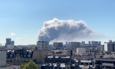 파리 교외에 위치한 전 세계 최대 농산물 시장 화재