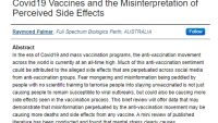 바이오메디슨 저널, ‘코로나 백신 부작용은 미접종자 때문에 발생’