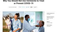 소셜 미디어에 올린 이버맥틴의 코로나 치료 금지 게시물을 삭제하기로 합의한 FDA